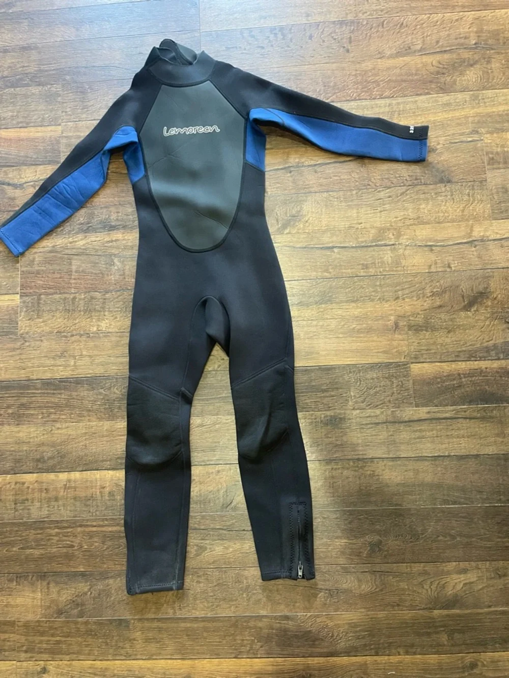 Lemorecn Black & Royal Blue Full Wetsuit Neoprene 3:2 MM EUC - Picture 2 of 10